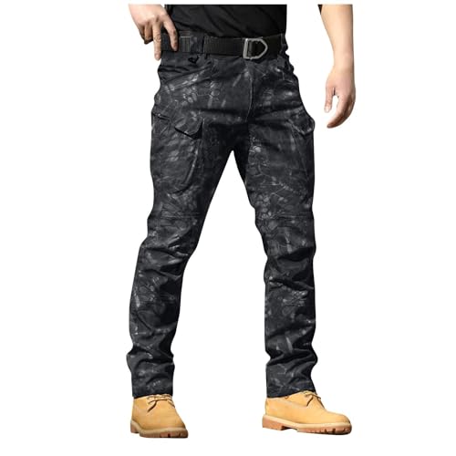 Security Outdoor Elegante Militär Cargohose Herren Safari Hose Herren Cord Armee Modern Flugzeug Ranger Freizeithose Arbeitshosen Männer Stretch M von MOKBAY