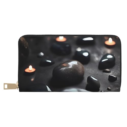 MOKESHN Black Mystery Heart Stone Leather Wallet Unisex Long Wallet Business Zipper Multiple Card Slots Large Capacity Fashion Casual Wallet MOKESHN Black Mystery Heart Stone Leather Wallet Unisex Long Wallet Business Zipper Multiple Card Slots Large Capacity Fashion Casual Wallet von MOKESHN