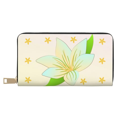 MOKESHN Blooming Narzissen Leder Geldbörse Unisex Lange Geldbörse Business Reißverschluss Mehrere Kartenfächer Große Kapazität Mode Casual Wallet Weiß Einheitsgröße MOKESHN Blooming Narzissen Leder Geldbörse Unisex Lange Geldbörse Business Reißverschluss Mehrere Kartenfächer Große Kapazität Mode Casual Wallet Weiß Einheitsgröße von MOKESHN