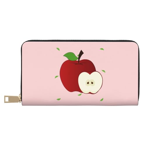 MOKESHN Cartoon Red Fruit Leder Geldbörse Unisex Lange Geldbörse Business Reißverschluss Mehrere Kartenfächer Große Kapazität Mode Casual Wallet Weiß Einheitsgröße MOKESHN Cartoon Red Fruit Leder Geldbörse Unisex Lange Geldbörse Business Reißverschluss Mehrere Kartenfächer Große Kapazität Mode Casual Wallet Weiß Einheitsgröße von MOKESHN