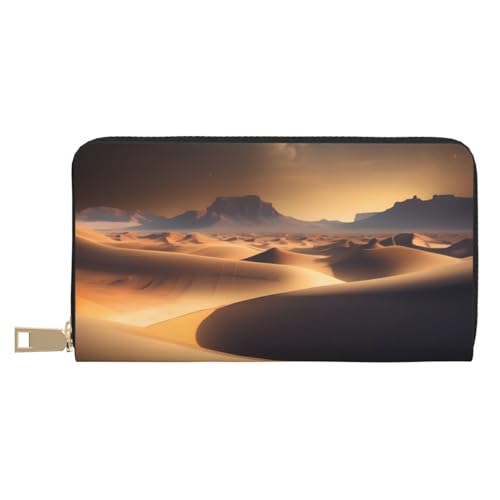 MOKESHN Desert Stars Leder Geldbörse Unisex Lange Geldbörse Business Reißverschluss Mehrere Kartenfächer Große Kapazität Mode Casual Wallet Weiß Einheitsgröße MOKESHN Desert Stars Leder Geldbörse Unisex Lange Geldbörse Business Reißverschluss Mehrere Kartenfächer Große Kapazität Mode Casual Wallet Weiß Einheitsgröße von MOKESHN