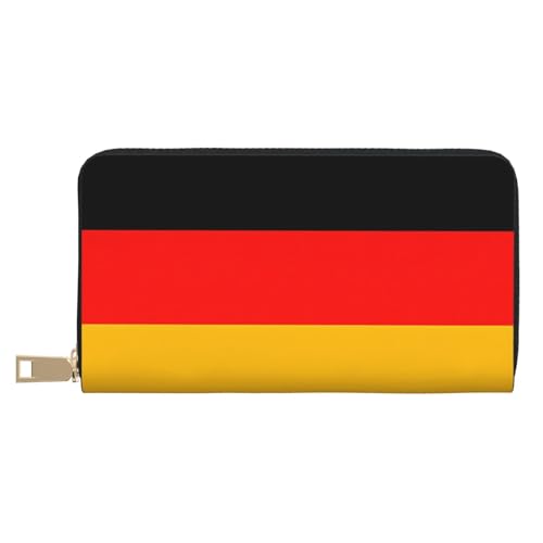 MOKESHN Deutschland Flagge Leder Geldbörse Unisex Lange Geldbörse Business Reißverschluss Mehrere Kartenfächer Große Kapazität Mode Casual Geldbörse MOKESHN Deutschland Flagge Leder Geldbörse Unisex Lange Geldbörse Business Reißverschluss Mehrere Kartenfächer Große Kapazität Mode Casual Geldbörse von MOKESHN