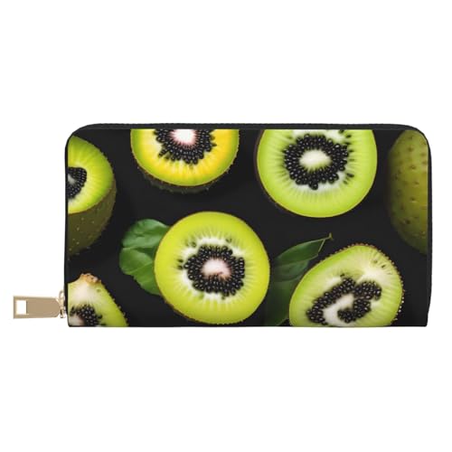 MOKESHN Grüne Kiwi Leder Geldbörse Unisex Lange Geldbörse Business Reißverschluss Mehrere Kartenfächer Große Kapazität Mode Casual Wallet Weiß Einheitsgröße MOKESHN Grüne Kiwi Leder Geldbörse Unisex Lange Geldbörse Business Reißverschluss Mehrere Kartenfächer Große Kapazität Mode Casual Wallet Weiß Einheitsgröße von MOKESHN