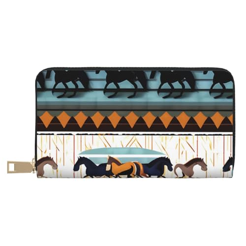 MOKESHN Pferdestreifen Muster Leder Geldbörse Unisex Lange Geldbörse Business Reißverschluss Mehrere Kartenfächer Große Kapazität Mode Casual Wallet Weiß Einheitsgröße MOKESHN Pferdestreifen Muster Leder Geldbörse Unisex Lange Geldbörse Business Reißverschluss Mehrere Kartenfächer Große Kapazität Mode Casual Wallet Weiß Einheitsgröße von MOKESHN