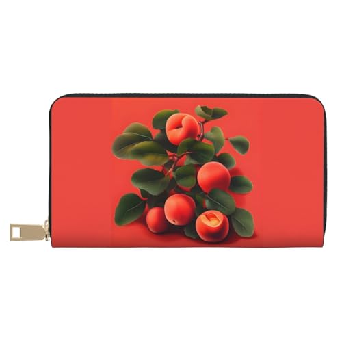 MOKESHN Rot Aprikose Leder Geldbörse Unisex Lange Geldbörse Business Reißverschluss Mehrere Kartenfächer Große Kapazität Mode Casual Wallet Weiß Einheitsgröße MOKESHN Rot Aprikose Leder Geldbörse Unisex Lange Geldbörse Business Reißverschluss Mehrere Kartenfächer Große Kapazität Mode Casual Wallet Weiß Einheitsgröße von MOKESHN