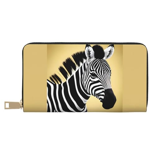 MOKESHN Schwarz und Weiß Zebra Leder Geldbörse Unisex Lange Geldbörse Business Reißverschluss Mehrere Kartenfächer Große Kapazität Mode Casual Wallet Weiß Einheitsgröße MOKESHN Schwarz und Weiß Zebra Leder Geldbörse Unisex Lange Geldbörse Business Reißverschluss Mehrere Kartenfächer Große Kapazität Mode Casual Wallet Weiß Einheitsgröße von MOKESHN