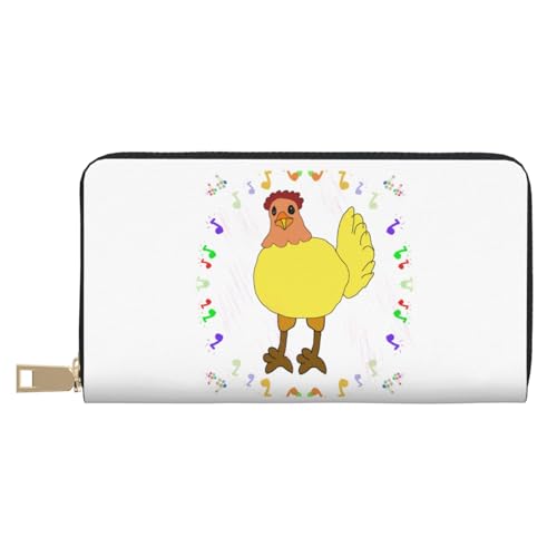 MOKESHN Singing Hen Leder Geldbörse Unisex Lange Geldbörse Business Reißverschluss Mehrere Kartenfächer Große Kapazität Mode Casual Wallet Weiß MOKESHN Singing Hen Leder Geldbörse Unisex Lange Geldbörse Business Reißverschluss Mehrere Kartenfächer Große Kapazität Mode Casual Wallet Weiß von MOKESHN