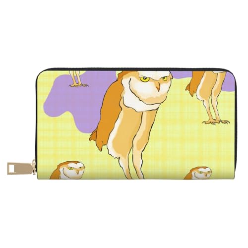 MOKESHN Standing Owl Leather Wallet Unisex Long Wallet Business Zipper Multiple Card Slots Large Capacity Fashion Casual Wallet White One Size MOKESHN Standing Owl Leather Wallet Unisex Long Wallet Business Zipper Multiple Card Slots Large Capacity Fashion Casual Wallet White One Size von MOKESHN