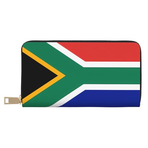 MOKESHN Südafrika Flagge Leder Geldbörse Unisex Lange Geldbörse Business Reißverschluss Mehrere Kartenfächer Große Kapazität Mode Casual Wallet Weiß Einheitsgröße MOKESHN Südafrika Flagge Leder Geldbörse Unisex Lange Geldbörse Business Reißverschluss Mehrere Kartenfächer Große Kapazität Mode Casual Wallet Weiß Einheitsgröße von MOKESHN