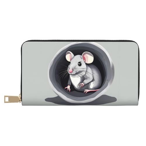 Mouse In The Hole Ledergeldbörse Unisex Lange Geldbörse Business Reißverschluss Mehrere Kartenfächer Große Kapazität Mode Lässige Brieftasche Weiß One Size Mouse In The Hole Ledergeldbörse Unisex Lange Geldbörse Business Reißverschluss Mehrere Kartenfächer Große Kapazität Mode Lässige Brieftasche Weiß One Size von MOKESHN