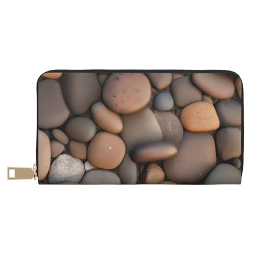 Pebbles In The Beach Ledergeldbörse Unisex Lange Geldbörse Business Reißverschluss Mehrere Kartenfächer Große Kapazität Mode Casual Wallet Weiß Einheitsgröße Pebbles In The Beach Ledergeldbörse Unisex Lange Geldbörse Business Reißverschluss Mehrere Kartenfächer Große Kapazität Mode Casual Wallet Weiß Einheitsgröße von MOKESHN