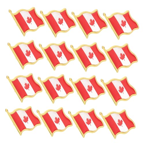 MOKKHNB 1 Satz Flaggen Brosche Metall Anstecknadeln Für Kleidung Für Frauen Leicht Zu Tragen Vielseitig Einsetzbar Für Partys Und 25 Stück von MOKKHNB