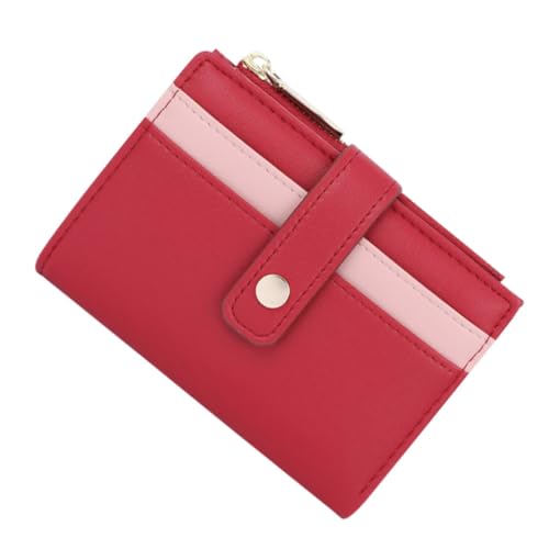 MOKKHNB 1 Stück Multifunktionale Damen Geldbörse im Farbkontrast Kompakte und Kartenhalter für Frauen für Reisen und Alltag Langlebiges Material mit Großem Stauraum Stilvolles Design für von MOKKHNB