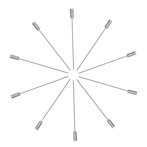 MOKKHNB 10 Stück Sicherheitsnadeln Broschen Anstecknadeln für Kostüme DIY Schmuck Vielseitig Einsetzbar für Kleidung Hüte und Accessoires von MOKKHNB
