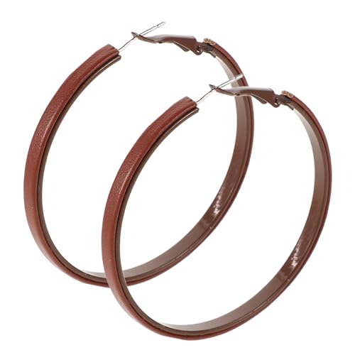 MOKKHNB 1Paar PU Creolen für Damen Ohrmanschetten Einzigartiges Colorblocking Design Vielseitig Kombinierbar für Partys Exklusive Handwerkskunst MOKKHNB 1Paar PU Creolen für Damen Ohrmanschetten Einzigartiges Colorblocking Design Vielseitig Kombinierbar für Partys Exklusive Handwerkskunst von MOKKHNB
