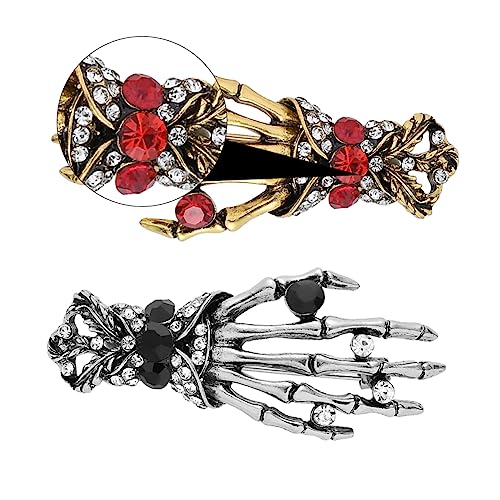 MOKKHNB 1Satz Halloween Skelett Hand Brosche Teiliges Anstecker für Creepy Schmuck Strapazierfähigem Halloween Dekoration für Frauen MOKKHNB 1Satz Halloween Skelett Hand Brosche Teiliges Anstecker für Creepy Schmuck Strapazierfähigem Halloween Dekoration für Frauen von MOKKHNB