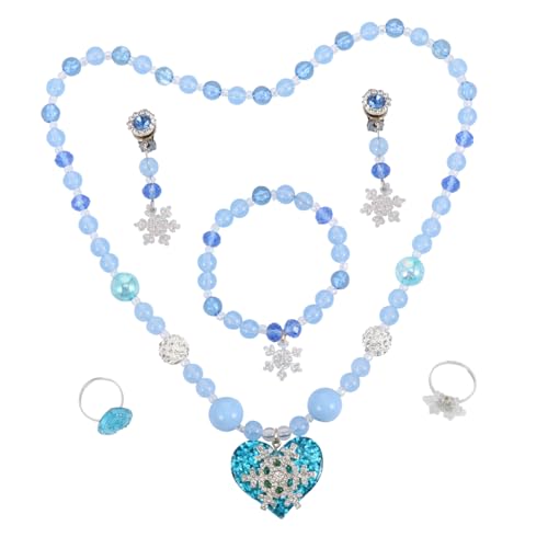 MOKKHNB 1Satz Schmuckset mit Imitationsperlen Teiliges Set Halskette Armband Ring Ohrringen für Geburtstagsfeiern Weihnachten Aufführungen Hochwertiges MOKKHNB 1Satz Schmuckset mit Imitationsperlen Teiliges Set Halskette Armband Ring Ohrringen für Geburtstagsfeiern Weihnachten Aufführungen Hochwertiges von MOKKHNB
