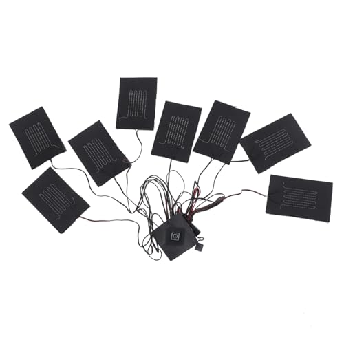 MOKKHNB 1satz Usb Heizpad Für Kleidung Stufige Temperaturregelung Tragbarer Elektrischer Wärmer Für Kalte Wintertage Kompatibel Mit Verschiedenen Kleidungsstücken von MOKKHNB