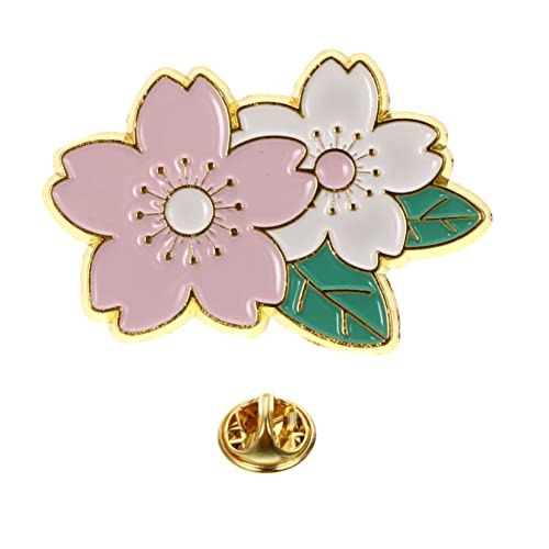 MOKKHNB Kirschblüte Brosche Aus Legierung Modebrosche Mit Schickem Design Attraktiver Befestigungsbrosche Zum Dekorieren Von Kleidung Taschen Und Mehr Für Valentinstag Geburtstag Und Ander von MOKKHNB