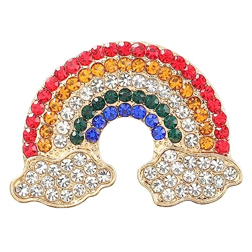 MOKKHNB Regenbogen-brosche Aus Legierung Stilvolles Design Bequeme Anstecknadel Für Kleidung Taschen Und Accessoires Für Jeden Anlass Und Täglichen Gebrauch von MOKKHNB