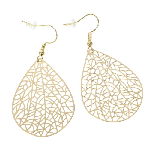 MOKKHNB 2 Paare Vintage Ohrhänger Tropfen Design Kupfer Ohrschmuck Damen Elegant Leicht Tragbar Für Alltag Party Hochzeit MOKKHNB 2 Paare Vintage Ohrhänger Tropfen Design Kupfer Ohrschmuck Damen Elegant Leicht Tragbar Für Alltag Party Hochzeit von MOKKHNB