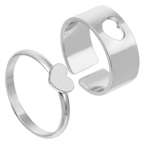 MOKKHNB 2 Stück Ringe Romantische Finger Ringe Dekorative Eheringe für Antirust Langlebig und Hautfreundlich für Verlobungen und Besondere Anlässe MOKKHNB 2 Stück Ringe Romantische Finger Ringe Dekorative Eheringe für Antirust Langlebig und Hautfreundlich für Verlobungen und Besondere Anlässe von MOKKHNB