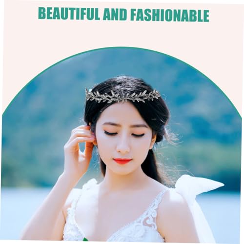 MOKKHNB 2 Stück Teiliges Damen Tiara Metall Haarkrone Haarschmuck Barock Stil für Hochzeit Party und Brautjungfern mit Bequemem Leichtem Design und Eleganter Langlebiger Verarbeitung von MOKKHNB