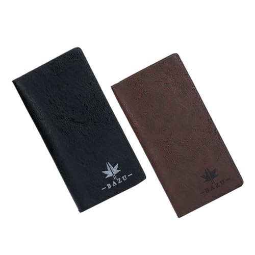 MOKKHNB Herren Brieftasche 2 Stück Praktische Pu Kunstleder Geldbörse Portemonnaie Für Männer Kreditkartenetui Mit Vielen Fächern Modische Männer Geldbörse Für Business Und Freizeit von MOKKHNB