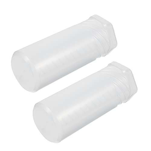 MOKKHNB 2Stücke Transparente Reise Rasierpinselbehälter Einstellbare Reisebox für Rasierpinsel Langlebig und Leicht für Unterwegs von MOKKHNB