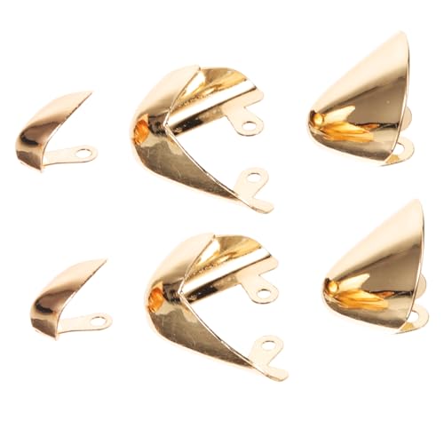 MOKKHNB 3Paare Schuhspitzen Metall Fersenschutz für High Heels Dekorative Spitzenkappen für Damen Schuhe Einfache Installation Stilvolle MOKKHNB 3Paare Schuhspitzen Metall Fersenschutz für High Heels Dekorative Spitzenkappen für Damen Schuhe Einfache Installation Stilvolle von MOKKHNB