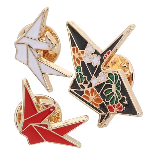 MOKKHNB 3stücke Brosche Kreative Cartoon Anstecknadeln in Rot Weiß Und Schwarz Für Frauen Elegantes Schmuckzubehör Für Jacken Taschen Und Kleider Für Geburtstagsgeschenke Und Besondere Anl von MOKKHNB