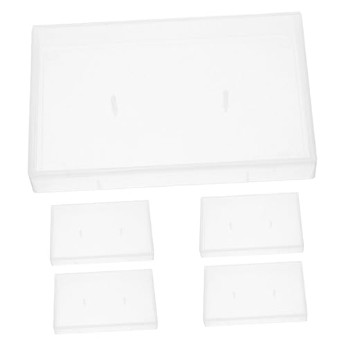 MOKKHNB 5 Stück Transparente Kassetten Aufbewahrungsbox für Musik und Sprachaufnahmen Robuste und Kassettenhalterung Box für Optimale Sichtbarkeit und Schutz von MOKKHNB