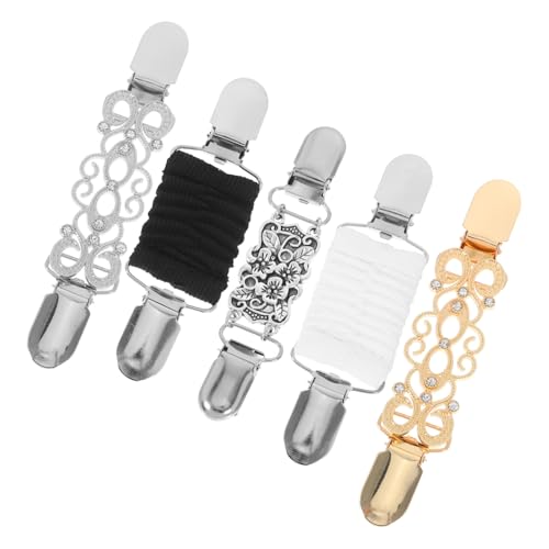 MOKKHNB 5stücke Teiliges Retro Cardigan Clips Legierung Für Damen Pulli Und Schal-clips Dekoration Für Kleidung Partys Und Alltag von MOKKHNB