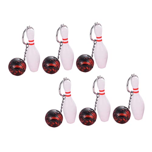 MOKKHNB 6Stücke Bowling Schlüsselanhänger Zufälligen Farben Hängendes Für Taschen Rucksäcke Schlüssel Für Besondere Anlässe MOKKHNB 6Stücke Bowling Schlüsselanhänger Zufälligen Farben Hängendes Für Taschen Rucksäcke Schlüssel Für Besondere Anlässe von MOKKHNB