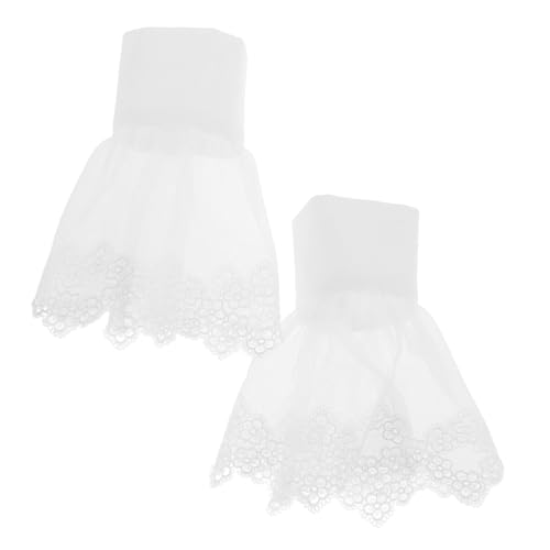 MOKKHNB Abnehmbare Damen Spitzen handgelenkmanschetten aus Feinem Mesh spitze Stilvolle Falsche Ärmel für Kostüm Alltagsmode Leichte und Vielseitige Spitzen armband accessoires von MOKKHNB