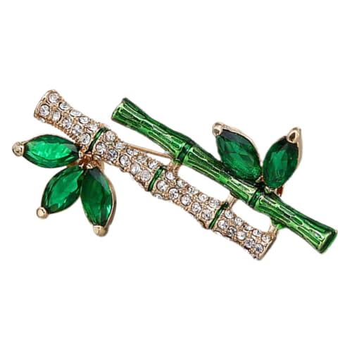 MOKKHNB Bambus Brosche für Damen Dekorative Anstecknadel Elegant Vielseitig für Kleidung Schals Hüte Perfektes Accessoire MOKKHNB Bambus Brosche für Damen Dekorative Anstecknadel Elegant Vielseitig für Kleidung Schals Hüte Perfektes Accessoire von MOKKHNB