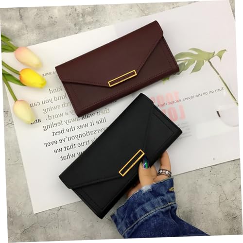 MOKKHNB Damen Geldbörse Langformat Retro PU Portemonnaie mit Multifunktion Kompakte Modisches Accessoire für Frauen als von MOKKHNB