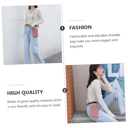 MOKKHNB Damen PU Schultertasche Verstellbar Vielseitige Umhängetasche mit Knopfverschluss Glattes Leicht zu Reinigen Kompakte Handtasche für Handy Flag Bag von MOKKHNB