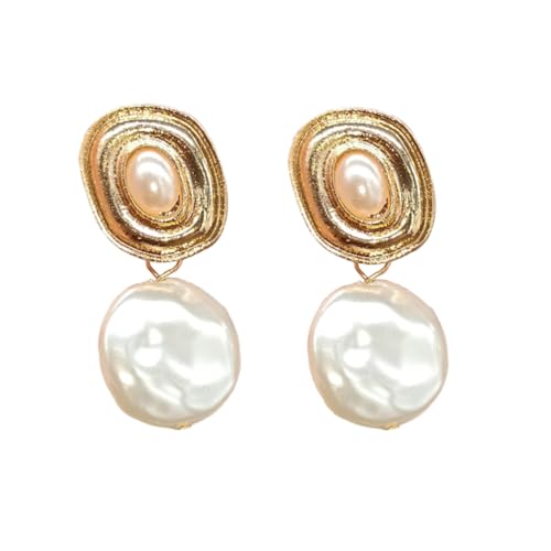 MOKKHNB Exaggerated Perlen Ohrringe Dangle Ohrstecker aus Langlebiger Legierung für Damen und Mädchen Modisch und Leicht MOKKHNB Exaggerated Perlen Ohrringe Dangle Ohrstecker aus Langlebiger Legierung für Damen und Mädchen Modisch und Leicht von MOKKHNB