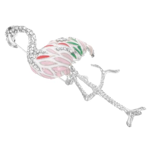 MOKKHNB Flamingo Brosche für Frauen Anstecknadel Dekoratives Accessoire für Partys Hochzeiten Alltagskleidung für Kleider Schals Handtaschen von MOKKHNB