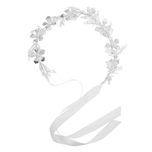 MOKKHNB Hochzeitskopfschmuck mit Seidenband Design Handgefertigtes Stirnband für Bräute Brautjungfern Elegantes Haaraccessoire für Feierliche Anlässe von MOKKHNB