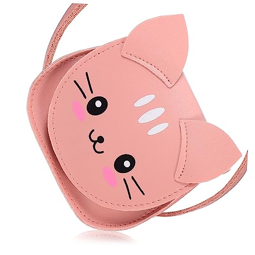 MOKKHNB Katzen-geldbörse Für Mädchen Kätzchen-umhängetasche Cartoon-Tasche Tasche Aus Strapazierfähigem Pu- Leicht Und Praktisch Für Kleine Gegenstände von MOKKHNB