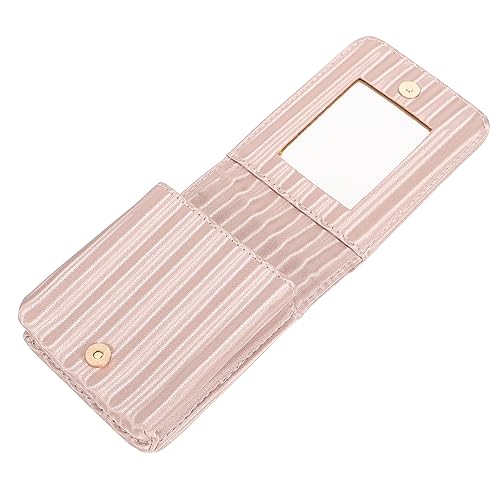 MOKKHNB Lippenstiftetui Mit Spiegel Kompaktes Etui Für Damen Kleine Lippenstiftbox Mit Spiegel Für Handtasche Makeuptasche Halter Für Unterwegs von MOKKHNB