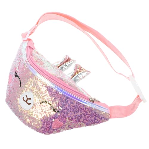 MOKKHNB Mädchen Taillenbeutel Cartoon Katze Umhängetasche Brustpack für Vielseitig Tragbar Leicht und Praktisch für Stylische Auftritte von MOKKHNB