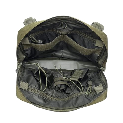 MOKKHNB Outdoor Brusttasche Aus Nylon Für Camping Und Wandern Mit Großem Fassungsvermögen Für Handy Geldbörse Schlüssel Und Kopfhörer Tragbare Brusttasche Für Männer von MOKKHNB