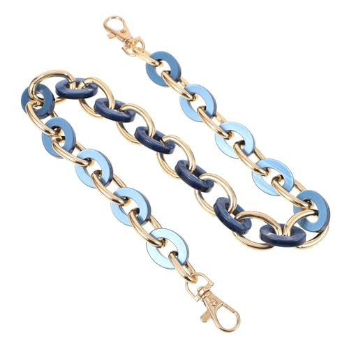 MOKKHNB Perlenblauer Abnehmbarer Kettenriemen für Damenhandtaschen Modischer Tragegurt und Dekoratives Zubehör Einfach Anzubringen für DIY umhängetaschen Geldbörsen und Clutches von MOKKHNB