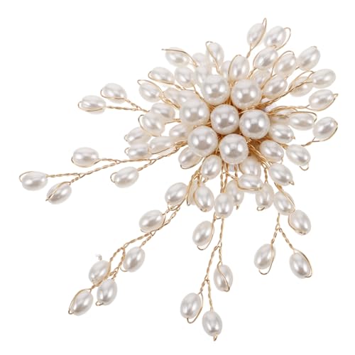 MOKKHNB Perlen-brosche Mit - Für Damen Kleider Pullover Schals Hochzeitsdekor Und Geschenke Edles Perlen-design Und Vielseitiger Schmuck von MOKKHNB