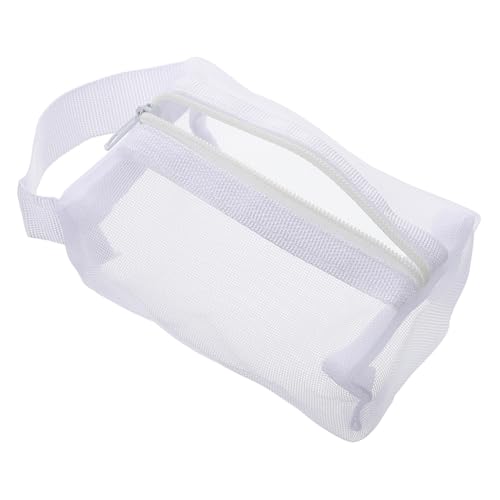 MOKKHNB Portable Mesh Kosmetiktasche Mit Reißverschluss Großer Kapazitäts Make-up Organizer Für Lippenstifte Und Pinsel Stilvolles Und Atmungsaktives Design Für Reisen Und Alltag von MOKKHNB