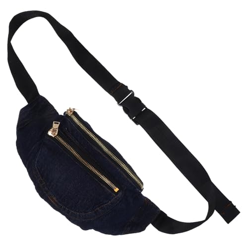 MOKKHNB Jeans-hüfttasche Damen Retro Crossbody Tasche Aus Denim Brusttasche Umhängetasche Modische Tasche Für Frauen von MOKKHNB