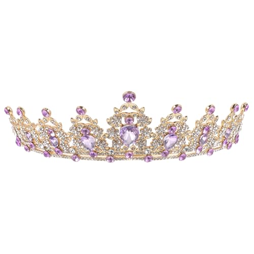 MOKKHNB Rhinestone Tiara für Damen Leichte mit Funkelnden Strasssteinen Bequeme Hochzeit Kopfbedeckung Geeignet für Geburtstag Party Halloween Valentinstag und Festveranstaltungen von MOKKHNB